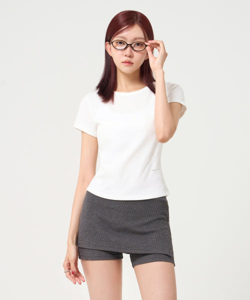 1993 BASIC WOMEN T-SHIRT - 7 COLORS WHITE