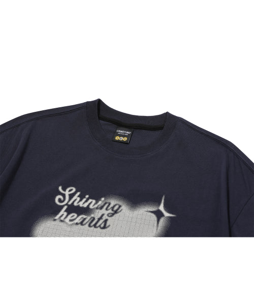 HEART SHORT SLEEVE TEE NAVY