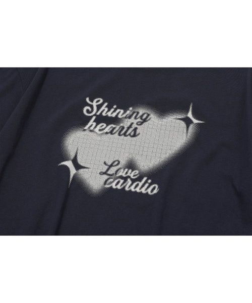 HEART SHORT SLEEVE TEE NAVY