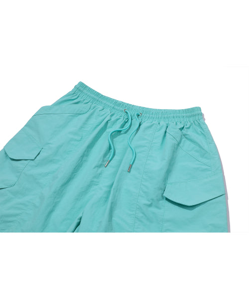 BERMUDA CARGO NYLON PANTS - 3 COLORS MINT