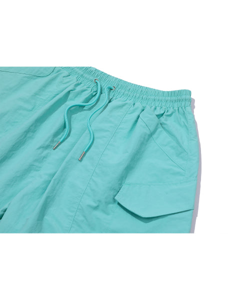 BERMUDA CARGO NYLON PANTS - 3 COLORS MINT