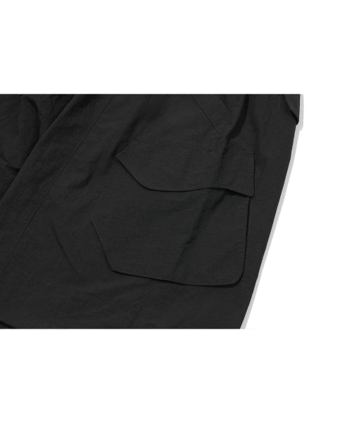 BERMUDA CARGO NYLON PANTS - 3 COLORS BLACK