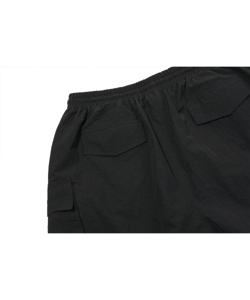 BERMUDA CARGO NYLON PANTS - 3 COLORS BLACK