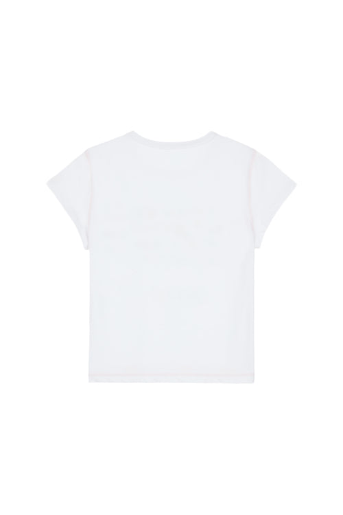 DEINET CRAYON LETTER T SHIRTS - 3 COLORS WHITE