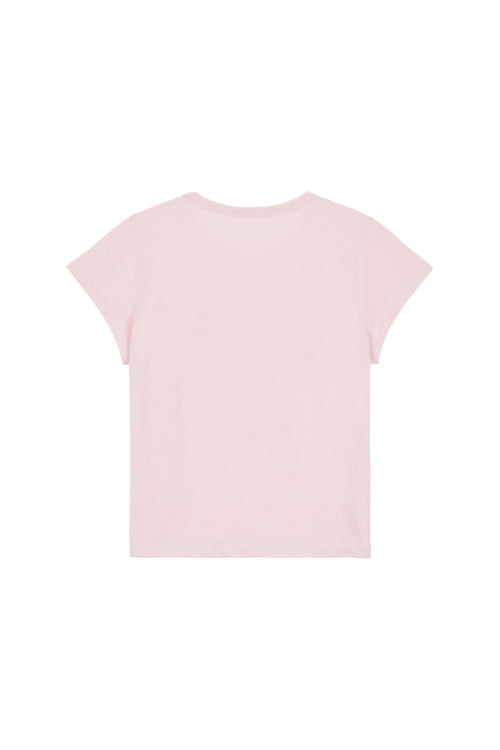 DEINET CRAYON LETTER T SHIRTS - 3 COLORS PINK