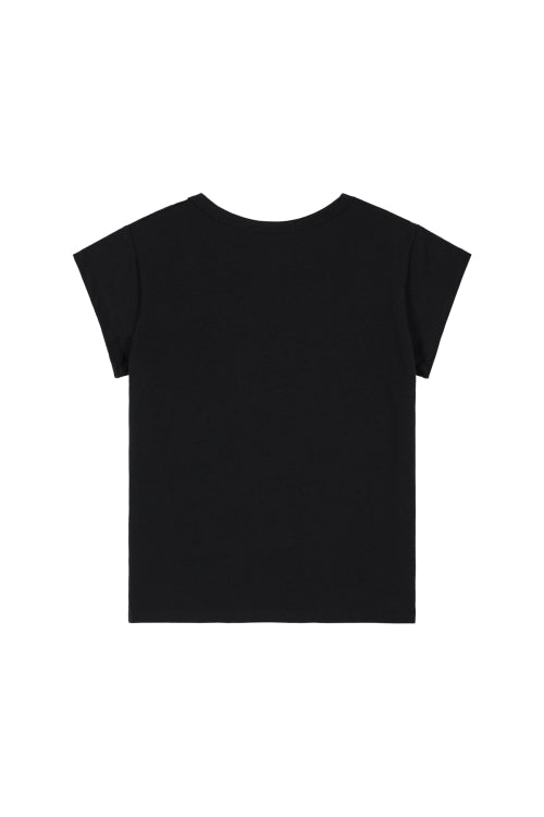 DEINET SPRAY LOGO T SHIRTS - 5 COLORS BLACK