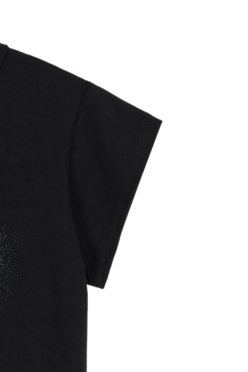 DEINET SPRAY LOGO T SHIRTS - 5 COLORS BLACK