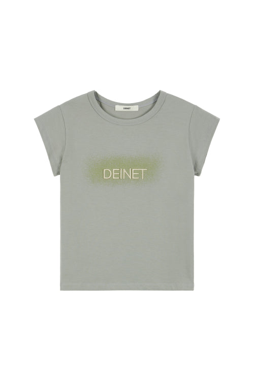 DEINET SPRAY LOGO T SHIRTS - 5 COLORS KHAKI