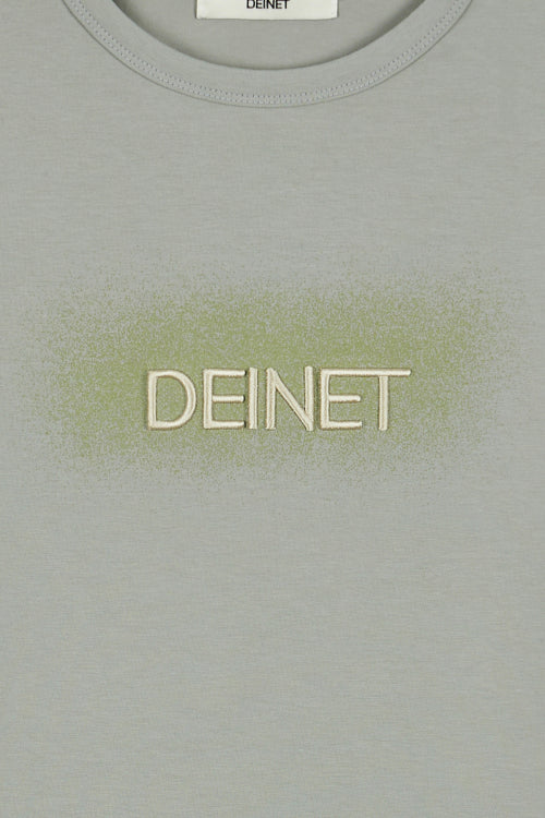 DEINET SPRAY LOGO T SHIRTS - 5 COLORS KHAKI