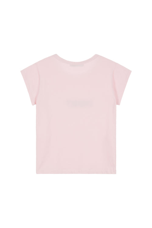 DEINET SPRAY LOGO T SHIRTS IN SKYBLUE - 5 COLORS PINK