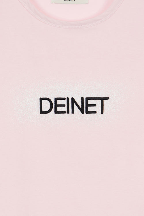 DEINET SPRAY LOGO T SHIRTS - 5 COLORS PINK