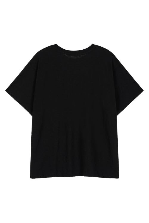 DEINET APPLE LOGO T SHIRTS - 3 COLORS BLACK