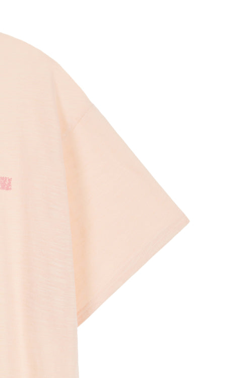 DEINET APPLE LOGO T SHIRTS - 3 COLORS PINK