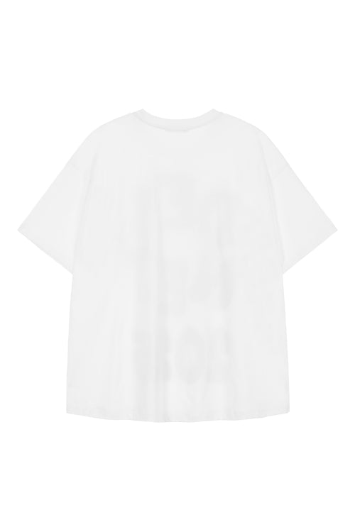 DEINET BOLD LOGO T SHIRTS - 3 COLORS WHITE