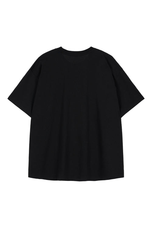 DEINET BOLD LOGO T SHIRTS - 3 COLORS BLACK