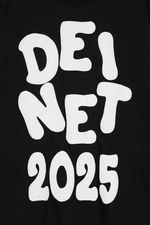 DEINET BOLD LOGO T SHIRTS - 3 COLORS BLACK