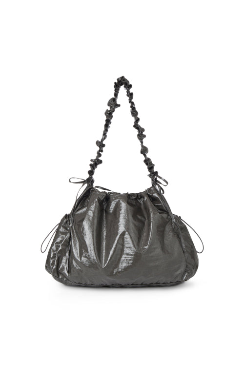DEINET COATING SHIRRING BAG - 4 COLORS CHARCOAL