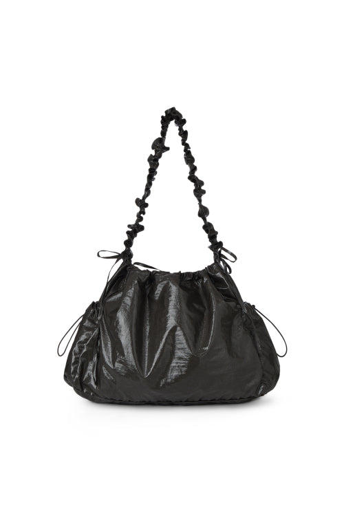 DEINET COATING SHIRRING BAG - 4 COLORS BLACK