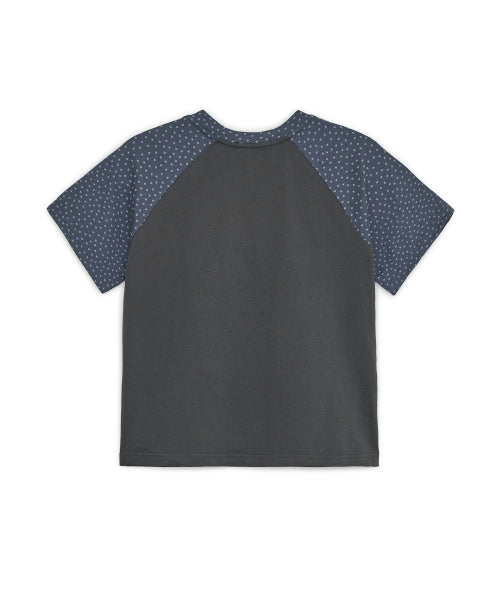 RAGLAN TEE - 2 COLORS CHARCOAL