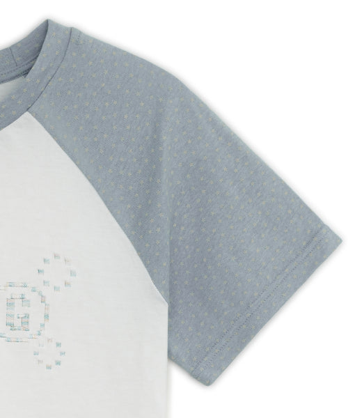 RAGLAN TEE - 2 COLORS WHITE