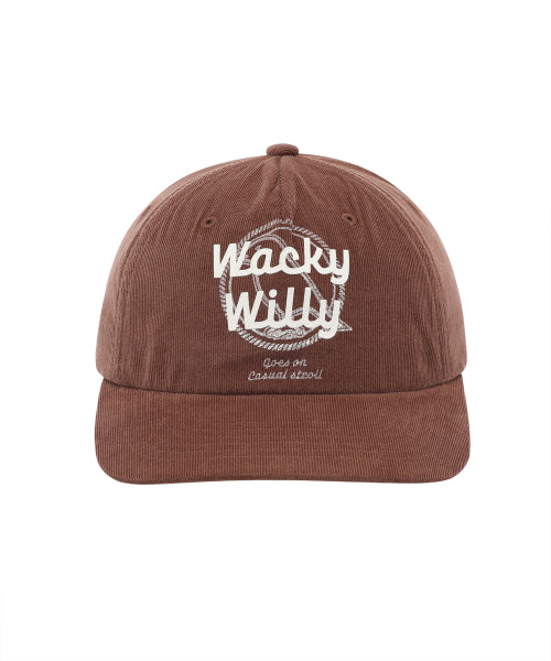 CORDUROY VINTAGE PRINT CAP #GISELLE同款! - 2 COLORS BROWN