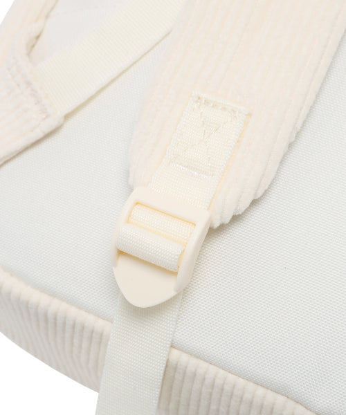 LILY PATCH CORDUROY BACKPACK #GISELLE同款! - 2 COLORS IVORY