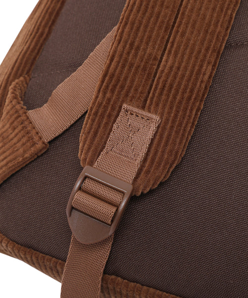 LILY PATCH CORDUROY BACKPACK #GISELLE同款! - 2 COLORS BROWN