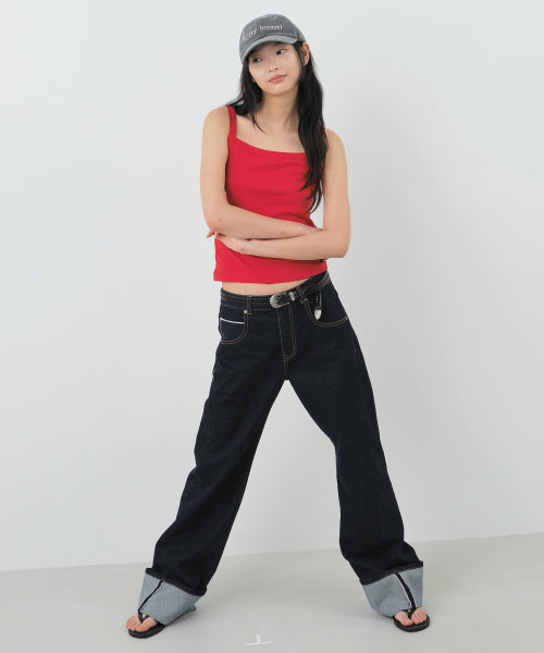 COTTON SLEEVELESS TOP - 4 COLORS