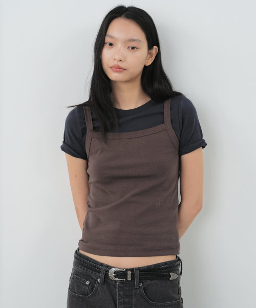 COTTON SLEEVELESS TOP (Basic) - 4 COLORS