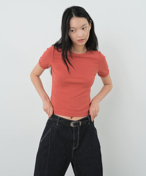 COTTON SHORT SLEEVE TEE - 4 COLORS