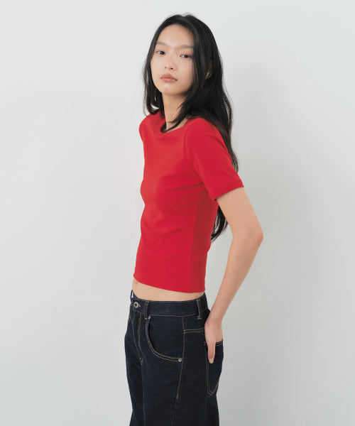 COTTON SHORT SLEEVE TEE - 4 COLORS