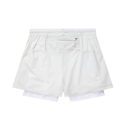 SPORTS RACING 2IN1 RUNNING SHORTS - 2 COLORS BLACK