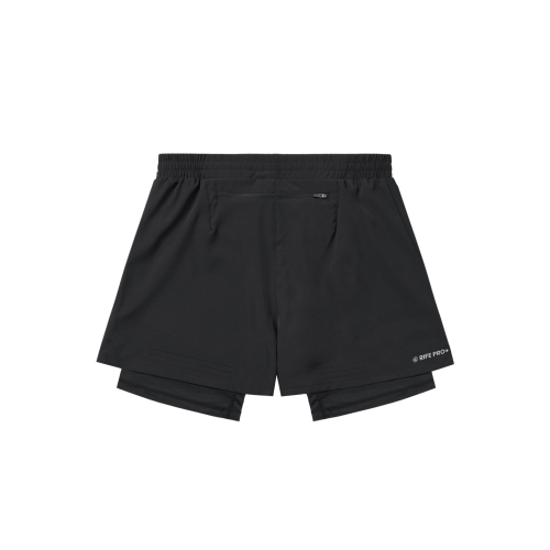 SPORTS 2IN1 RUNNING PRO SHORTS PLUS - 3 COLORS BLACK