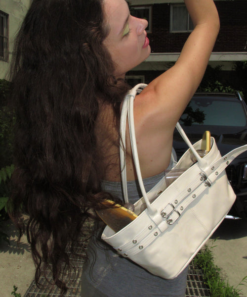MINI BELTED BOAT BAG (LEMONADE) - 5 COLORS AS SHOWN