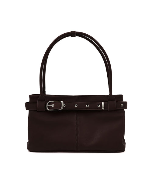 BELTED BOAT BAG (ESPRESSO) AS SHOWN