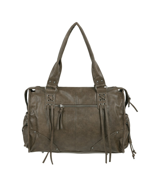 BELTED WASHED BAG F25QE990 - 5 COLORS BROWN