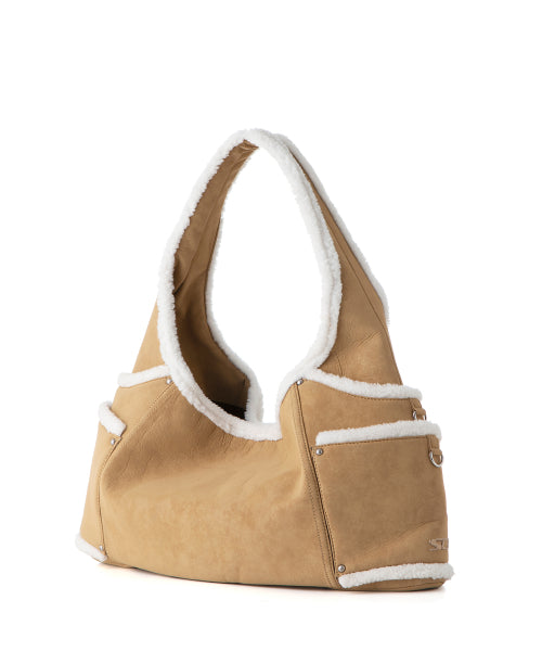 MAREN SHOULDER BAG - 5 COLORS MUSTANG BEIGE