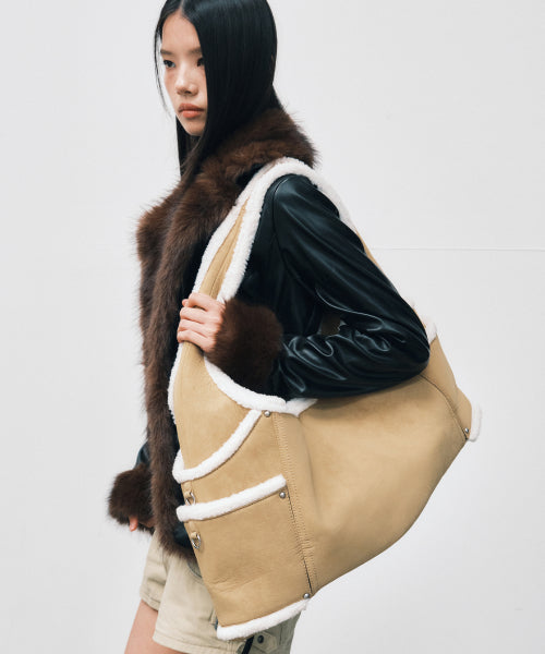MAREN SHOULDER BAG - 5 COLORS MUSTANG BEIGE