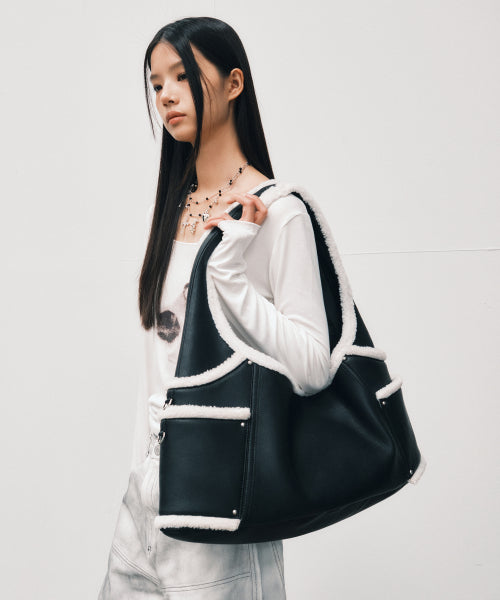 MAREN SHOULDER BAG - 5 COLORS MUSTANG BLACK