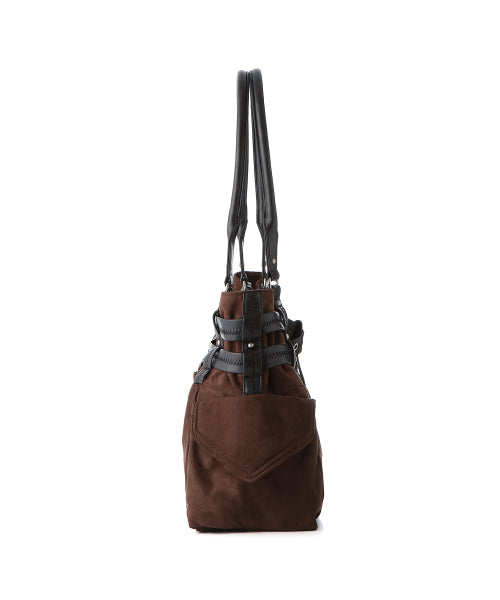 NEXIE SHOULDER BAG - 2 COLORS DARK BROWN