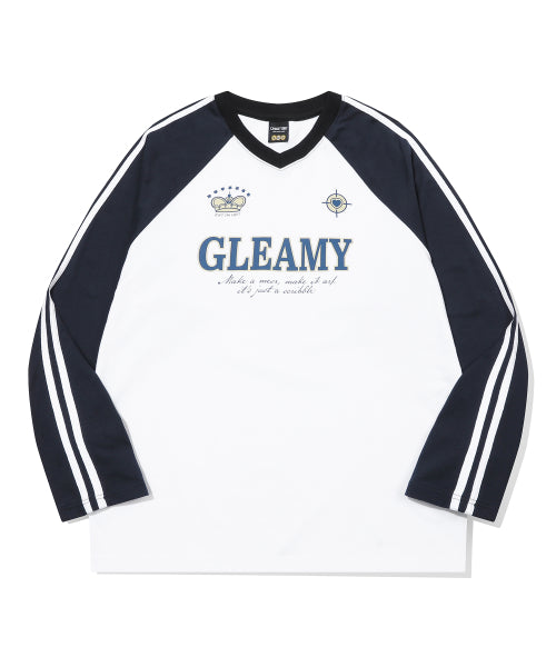 V-NECK LONG SLEEVE - 2 COLORS WHITE