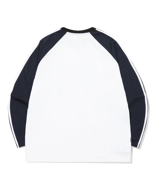 V-NECK LONG SLEEVE - 2 COLORS WHITE