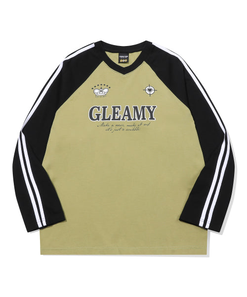 V-NECK LONG SLEEVE - 2 COLORS OLIVE