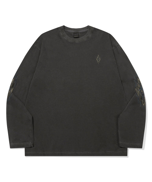 STAR PIGMENT LONG SLEEVE - 2 COLORS BLACK