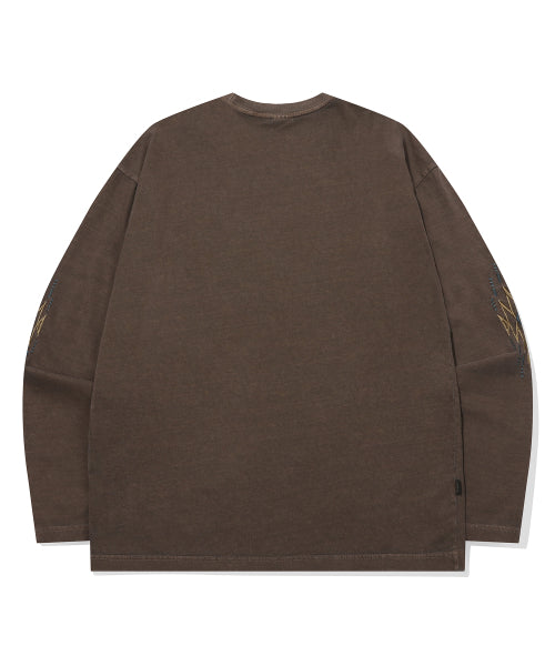 STAR PIGMENT LONG SLEEVE - 2 COLORS BROWN