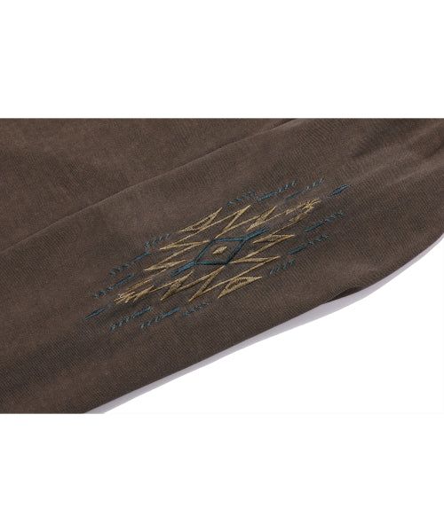 STAR PIGMENT LONG SLEEVE - 2 COLORS BROWN