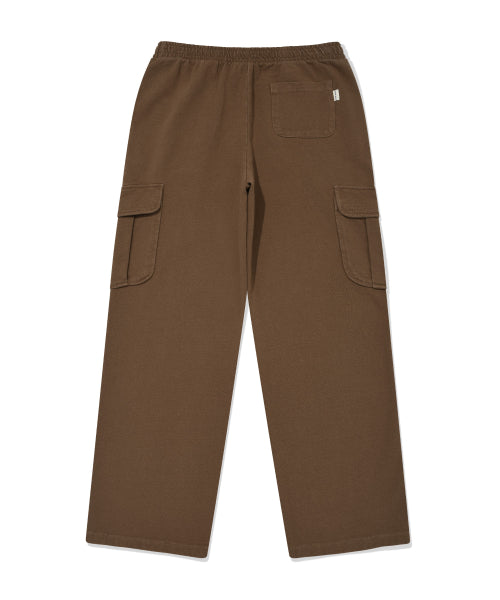 JERSEY DENIM WASHED CARGO PANTS #GISELLE同款! - 3 COLORS BROWN