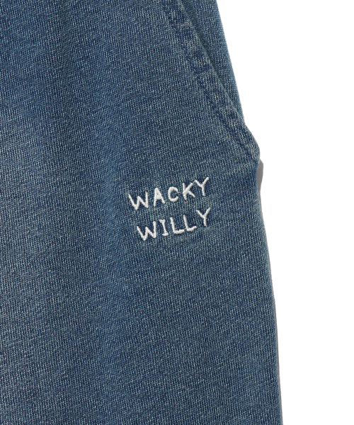 JERSEY DENIM WASHED CARGO PANTS #GISELLE同款! - 3 COLORS BLUE