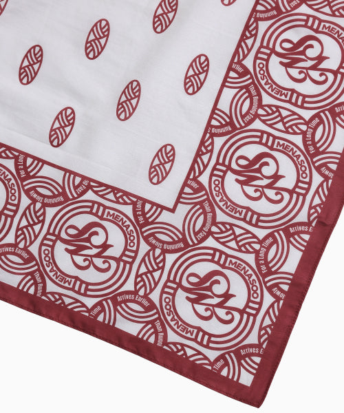 MNS BANDANA SCARF KERCHIEF - 3 COLORS IVORY