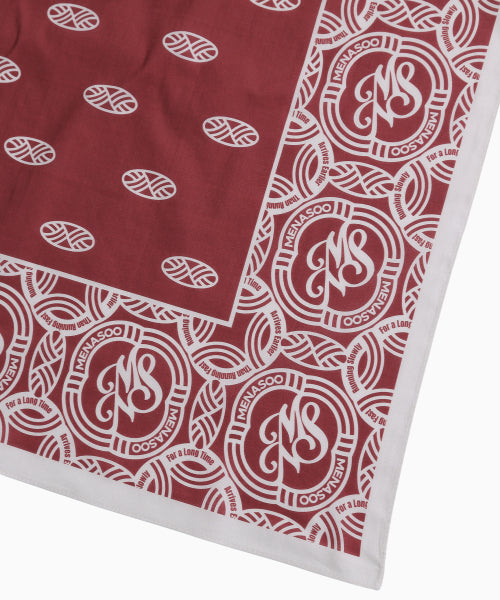 MNS BANDANA SCARF KERCHIEF - 3 COLORS RED